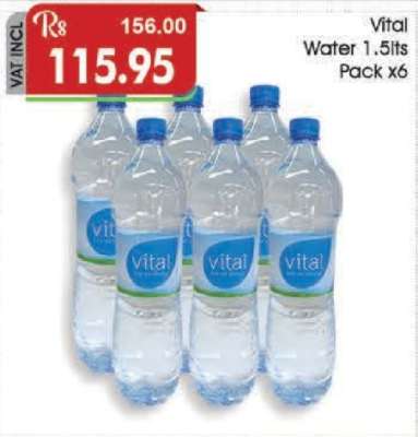 Vital Water 1.5lts Pack x6