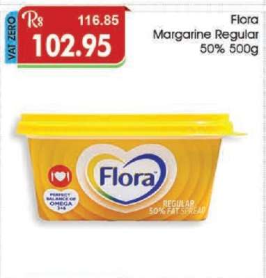 Flora Margarine Regular 50% 500g