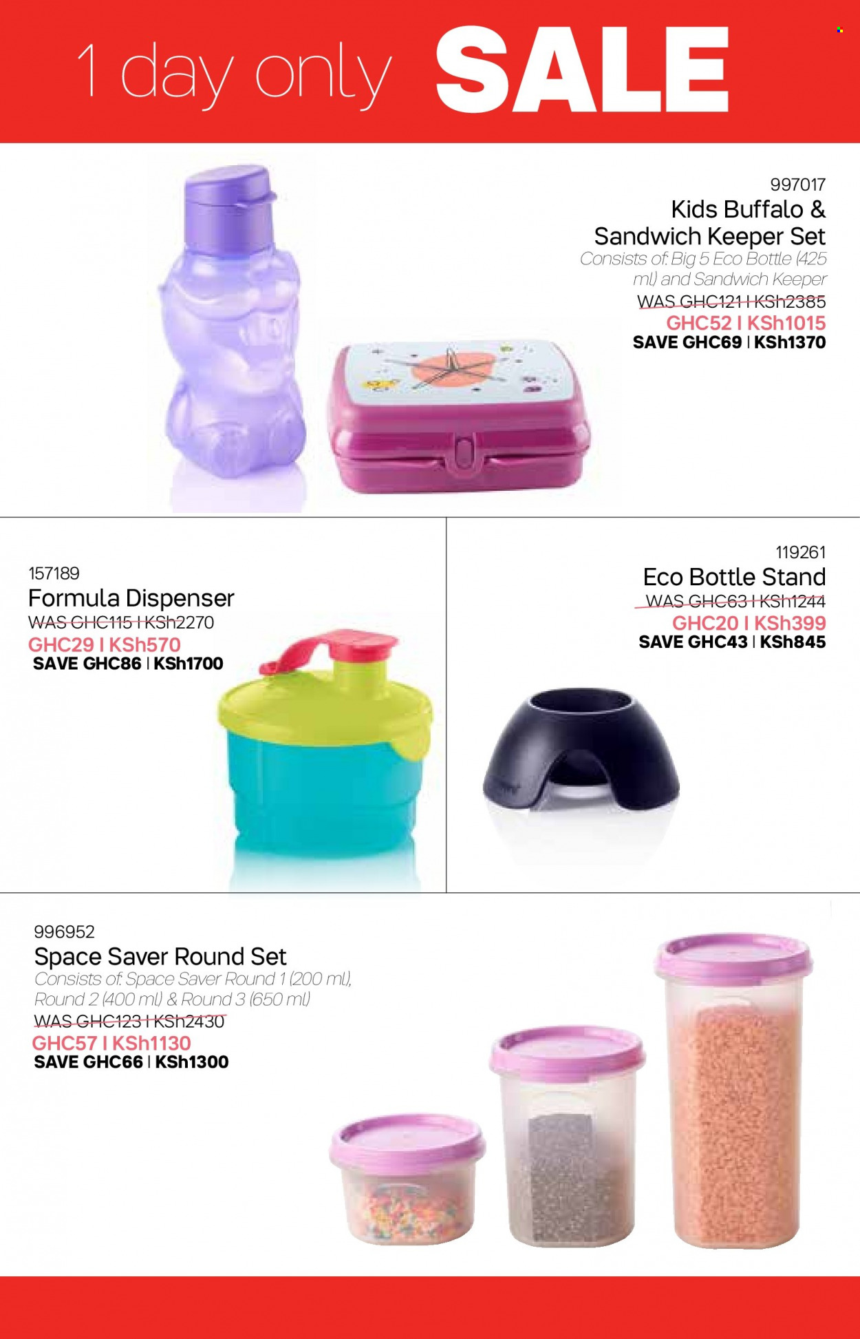 thumbnail - Tupperware Catalogue - 11.05.2022 - 7.06.2022 - Sales products - dispenser, keeper set, eco bottle, sandwich keeper. Page 22.