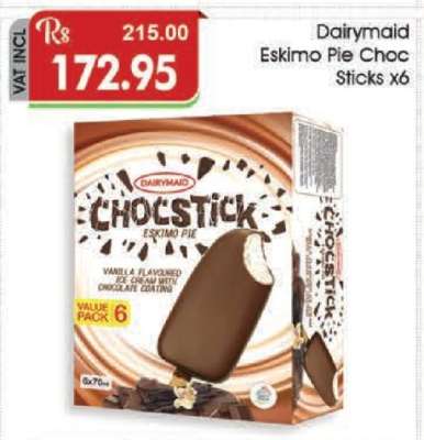 Dairymaid Eskimo Pie Choc Sticks x6