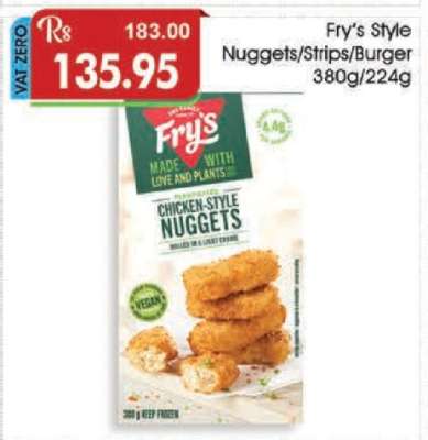 Fry's Style Nuggets/Strips/Burger