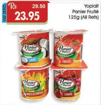 Yoplait Panier Fruité 125g (All Refs)