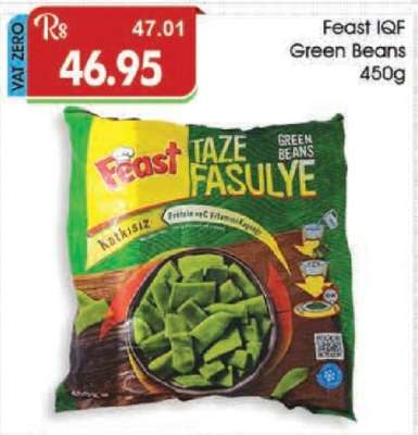 Feast IQF Green Beans 450g