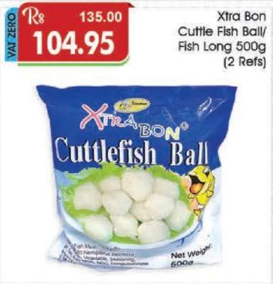 Xtra Bon Cuttle Fish Ball/Fish Long 500g