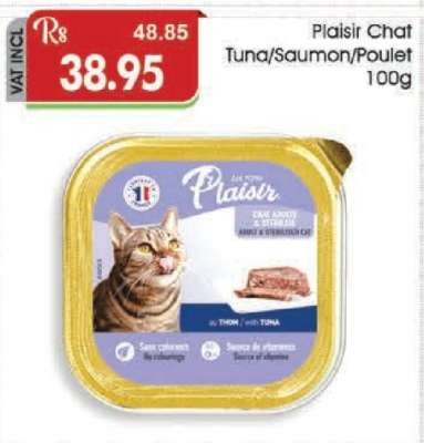Plaisir Chat Tuna/Saumon/Poulet 100g