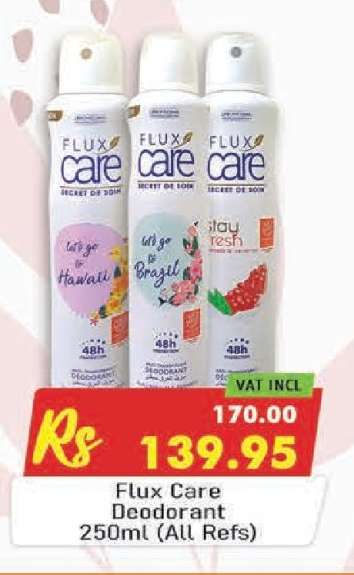 Flux Care Deodorant 250ml (All Refs)