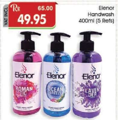 Elenor Handwash 400ml (5 Refs)