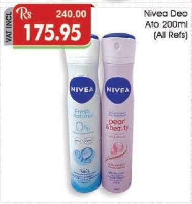 Nivea Deo Ato 200ml (All Refs)