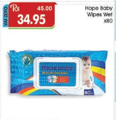 Hope Baby Wipes Wet x80