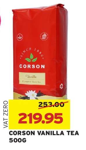 CORSON VANILLA TEA 500G