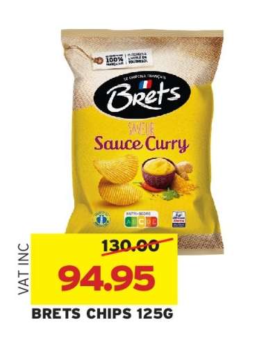 BRETS CHIPS 125G