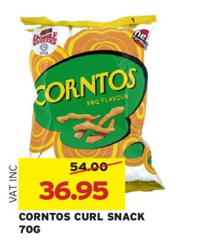 CORNTOS CURL SNACK 70G