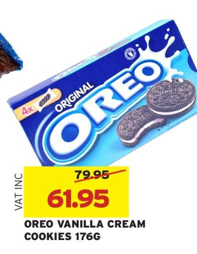 OREO VANILLA CREAM COOKIES 176G