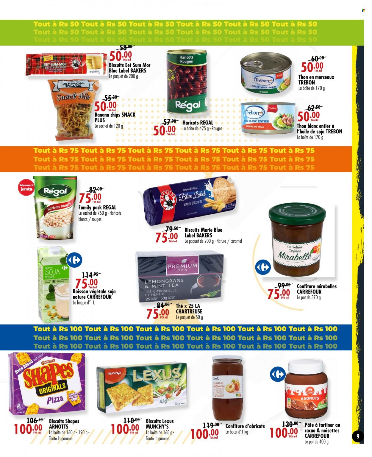 Jumbo Catalogue - 23.11.2022 - 6.12.2022 - Sales products - snack, biscuit, caramel, dried fruit, banana chips, pot, Bakers. Page 9.
