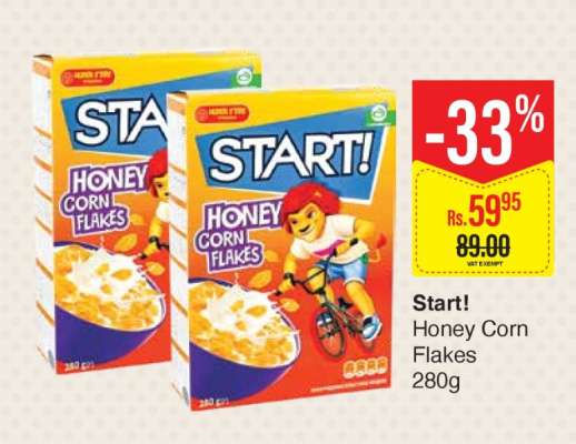 Start! Honey Corn Flakes