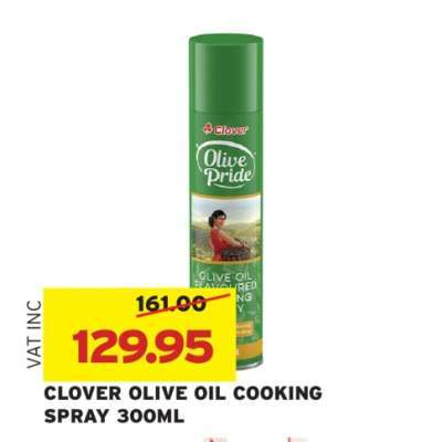 CLOVER OLIVE OIL COOKING SPRAY 300ML