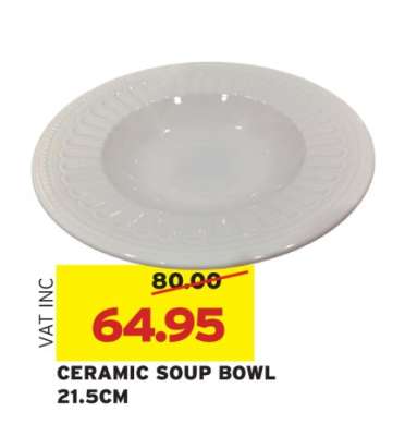CERAMIC SOUP BOWL