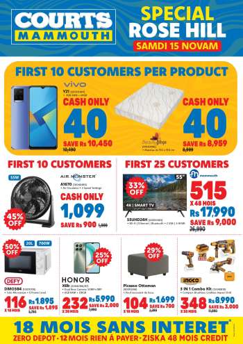 thumbnail - Courts Mammouth catalogue