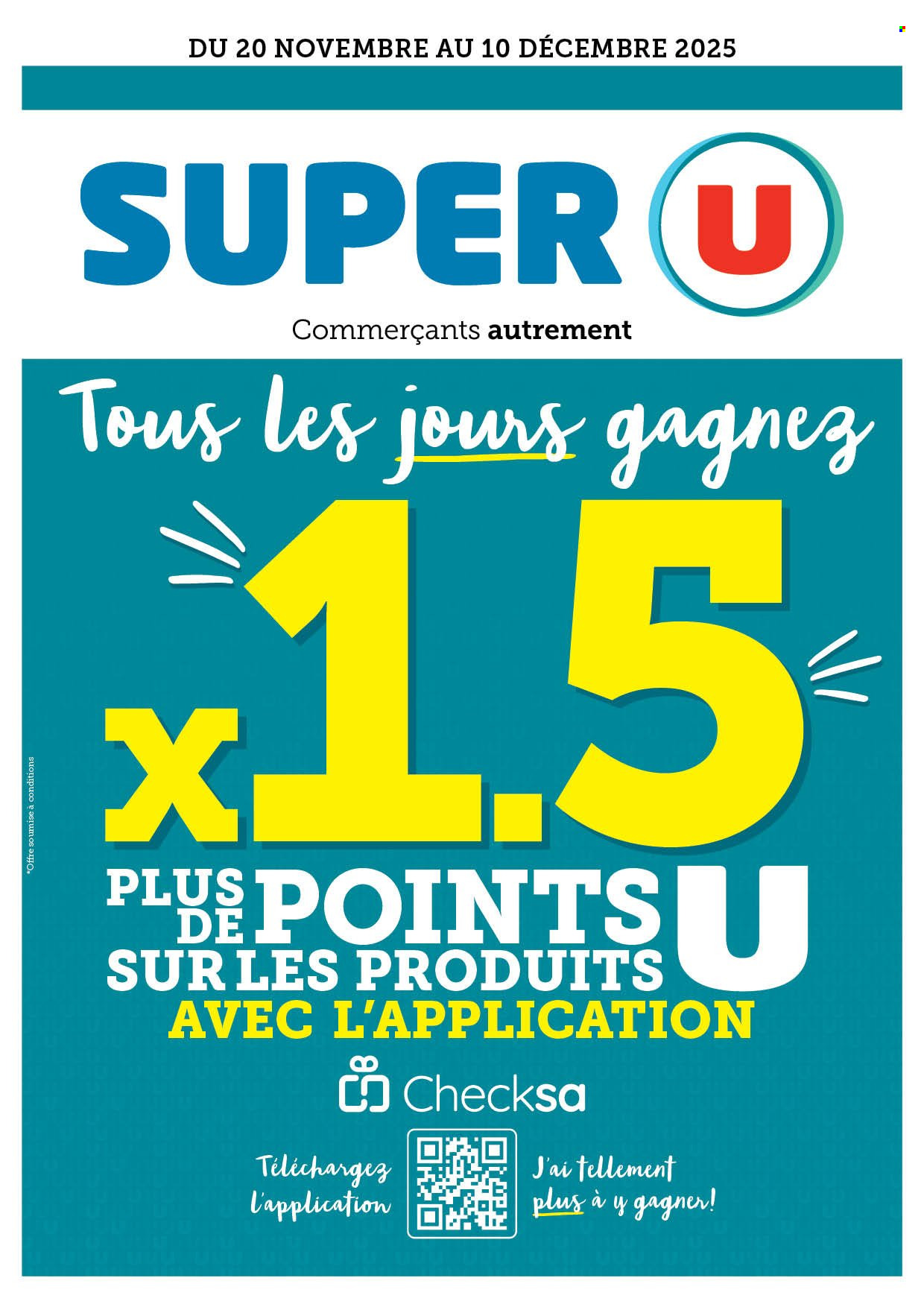 Super U catalogue - 20.11.2025 - 10.12.2025. Page 1