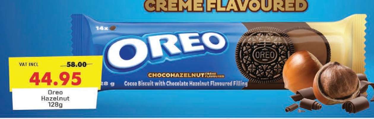 Oreo Hazelnut 128g