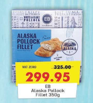 EB Alaska Pollock Fillet 350g