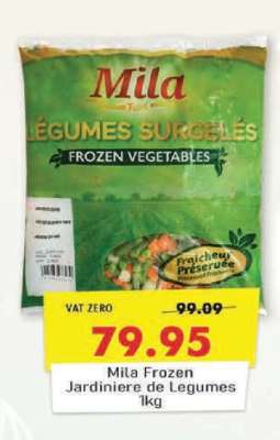 Mila Frozen Jardiniere De Legumes 1kg