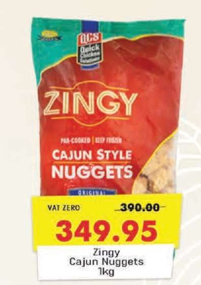 Zingy Cajun Nuggets 1kg