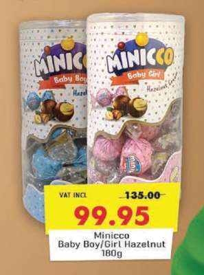 Minicco Baby Boy/Girl Hazelnut 180g