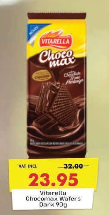 Vitarella Chocomax Wafers Dark 90g