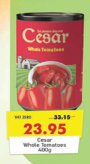Cesar Whole Tomatoes 400g