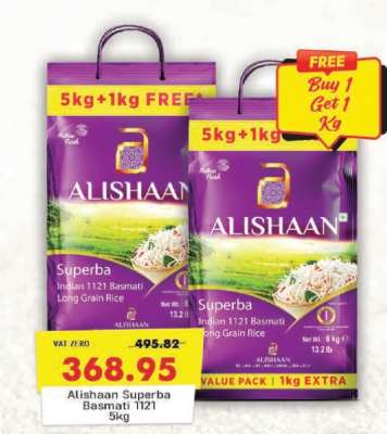 Alishaan Superba Basmati 1121 5kg