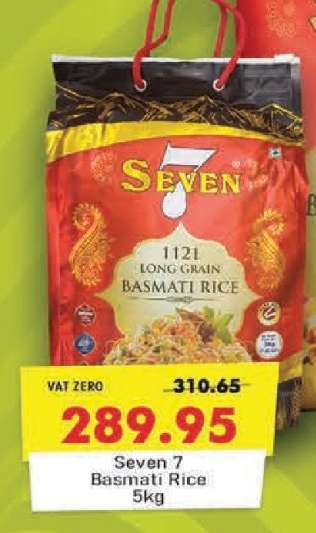 Seven 7 Basmati Rice 5kg