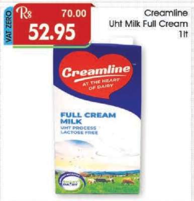 Creamline UHT Milk Full Cream 1lt