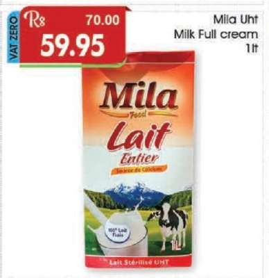 Mila Uht Milk Full Cream 1L