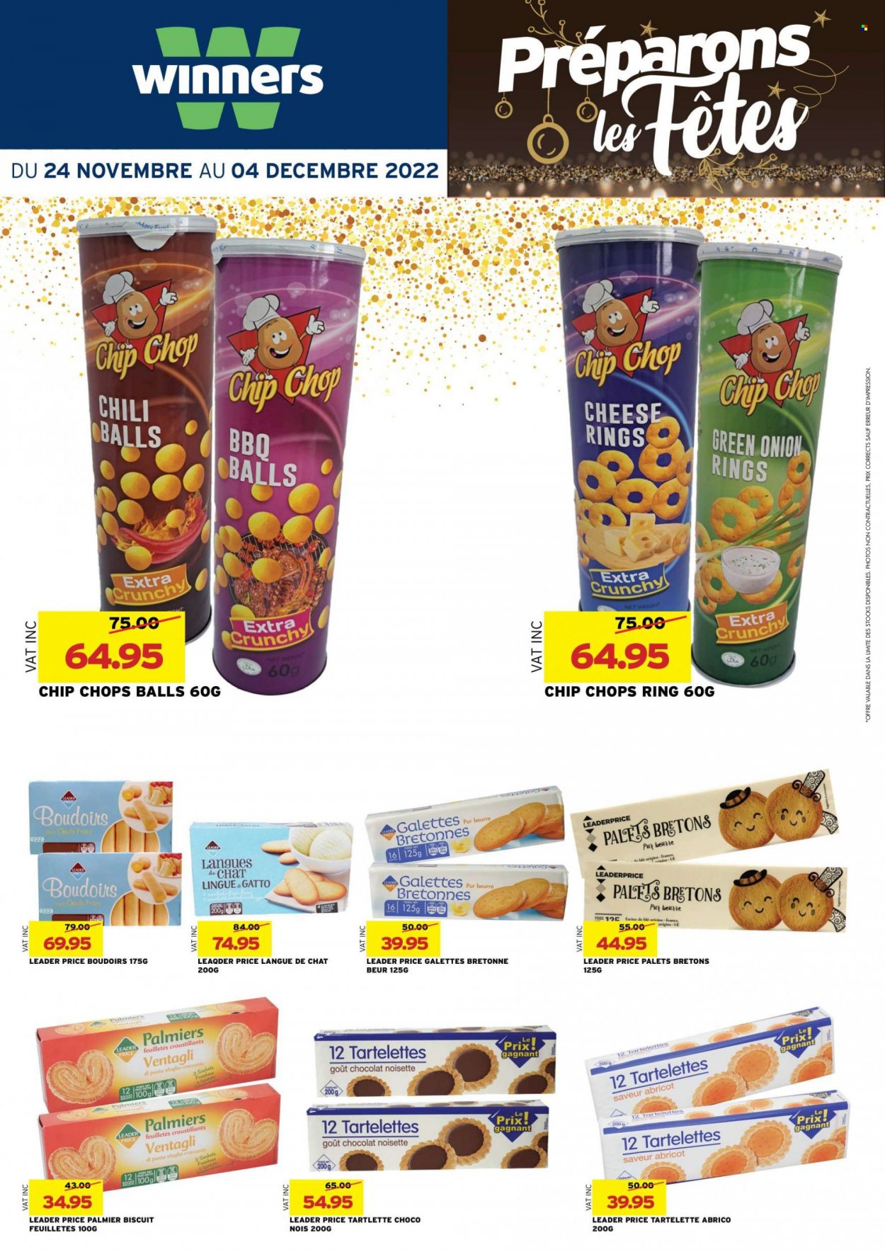 thumbnail - Winner's Catalogue - 24.11.2022 - 4.12.2022 - Sales products - green onion, onion rings, pasta, cheese, biscuit. Page 27.
