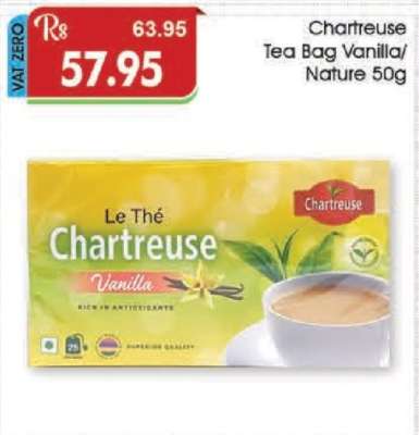Chartreuse Tea Bag Vanilla/Nature 50g