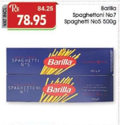 Barilla Spaghettoni No7/ Spaghetti No5 500g
