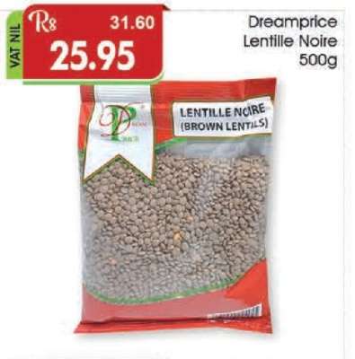 Dreamprice Lentille Noire 500g