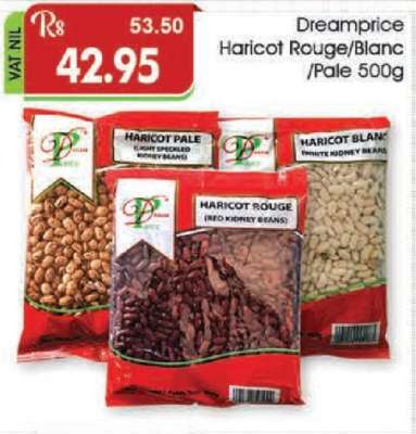 Dreamprice Haricot Rouge/Blanc/Pale 500g
