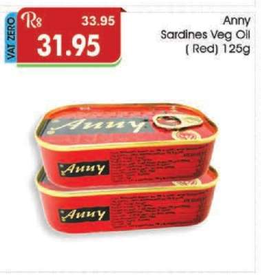 Anny Sardines Veg Oil (Red) 125g