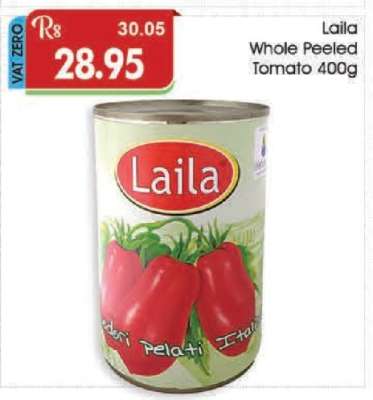 Laila Whole Peeled Tomato 400g