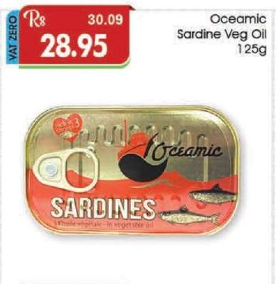 Oceanic Sardine Veg Oil 125g