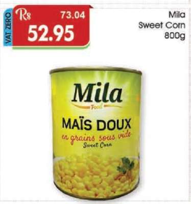Mila Sweet Corn 800g