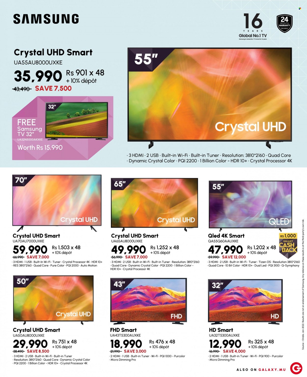 Galaxy Catalogue - Sales products - Samsung, UHD TV, samsung tv, TV. Page 3.