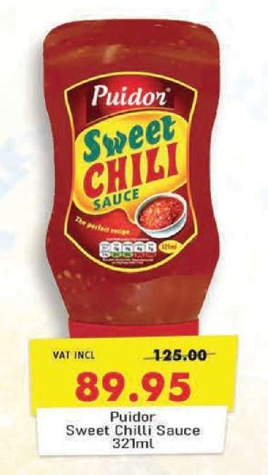 Puidor Sweet Chilli Sauce 321ml