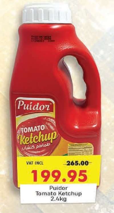 Puidor Tomato Ketchup 2.4kg