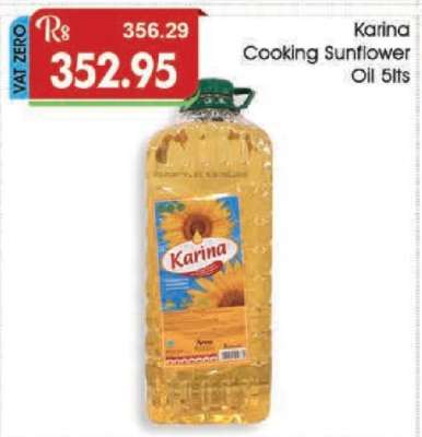 Karina Cooking Sunflower Oil 5lts