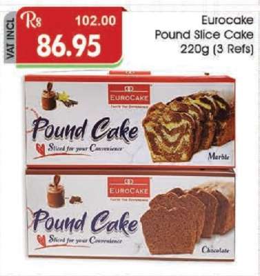 Eurocake Pound Slice Cake