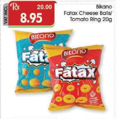 Bikano Fatax Cheese Balls Tomato Ring 20g