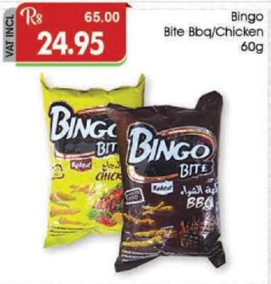 Bingo Bite Bbq/Chicken 60g